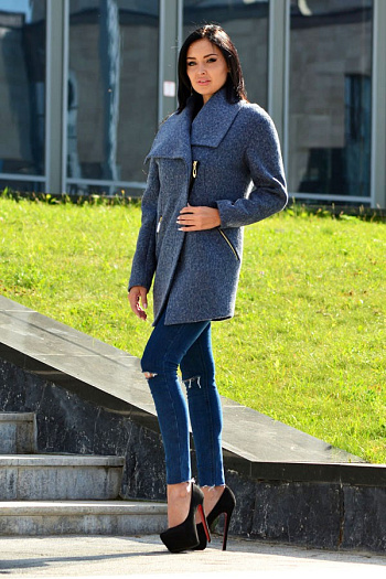 2 Пальто 18830  (n blue) 