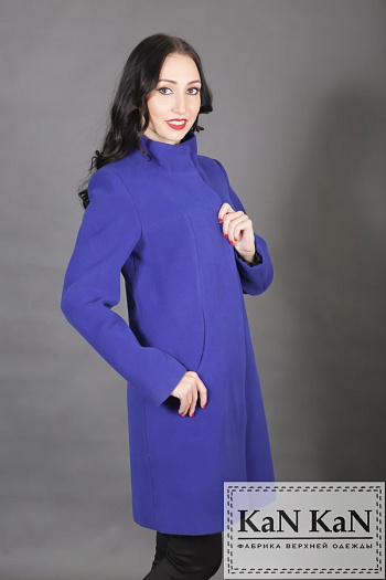 3 Пальто 1505-163  (василек) 