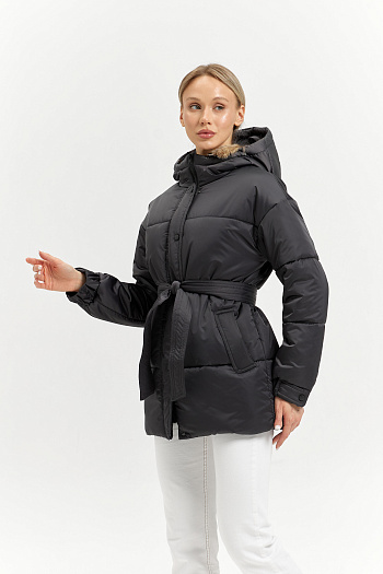 9 Куртка женская зимняя 25444 (графит)