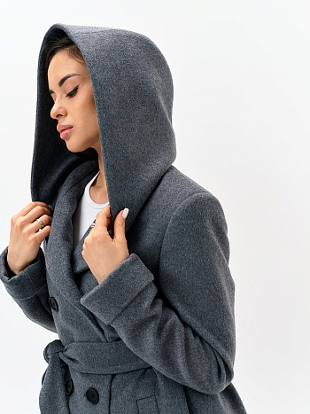 8 Пальто женское демисезонное 27022-04 (серый)