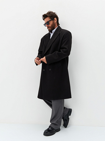 7 Пальто мужское 2703-03 (черный)