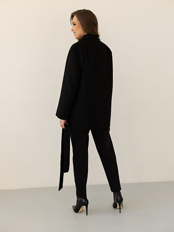 3 Пальто женское демисезонное 25010 (черный)