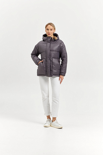 5 Куртка женская зимняя 25404 (лиловый)