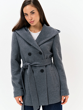 Пальто женское демисезонное 27022-04 (серый)