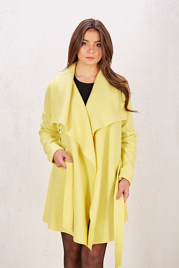 3 Пальто19112  (лимон) 