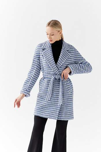 14 Пальто женское демисезонное 25990 (grey blue)