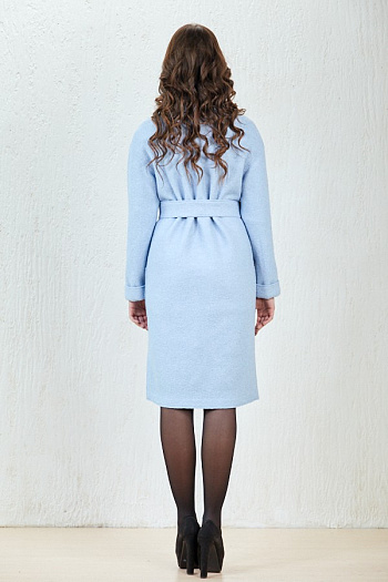 2 Пальто 19110 (голубой/тонкая варенка)