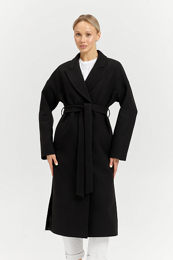9 Пальто женское демисезонное 26820 (черный)