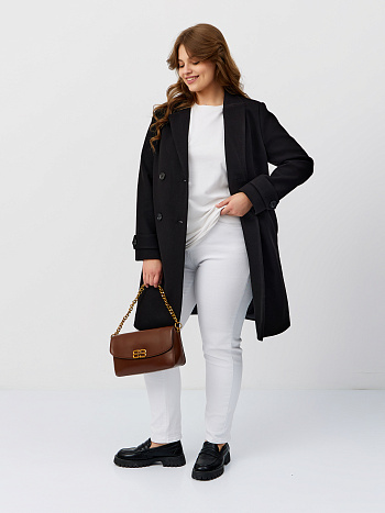 7 Пальто женское демисезонное 25570 (черный)