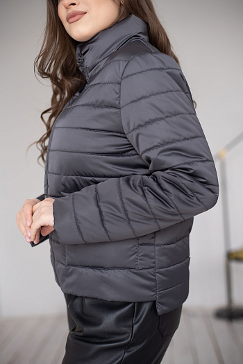 3 Куртка женская демисезонная 22680 (графит)