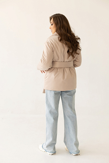 3 Куртка женская демисезонная 23980 (латте)