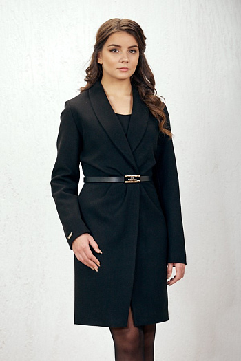 2 Пальто 19106 (черный)
