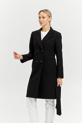 6 Пальто женское демисезонное 27420 (черный)