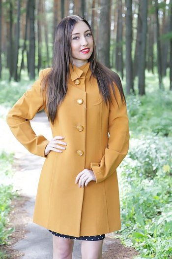 2 Пальто 13-112  (горчица) 