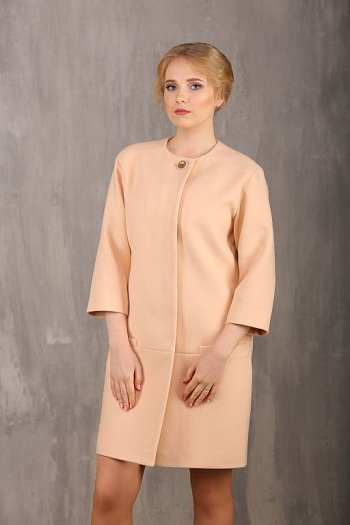 3 Пальто 18560  (бежевый) 