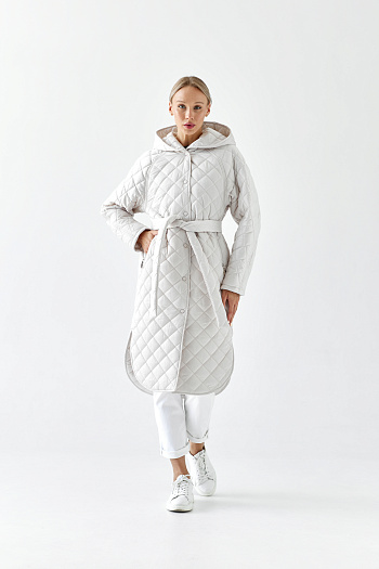 4 Куртка женская демисезонная 26425 (айвори)