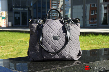 3 Сумка S0020 Т.сер.+черн.