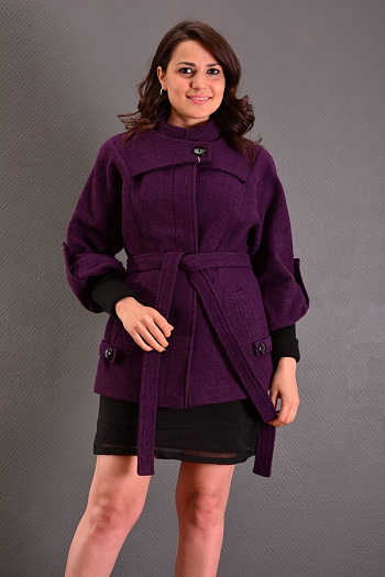 2 Пальто 12-12  (фиолетовый) 