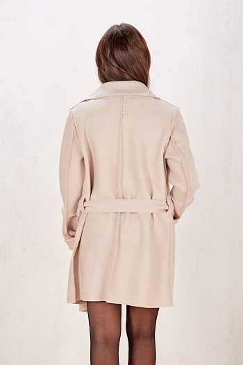 2 Пальто19112  (бежевый) 