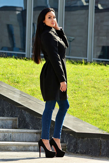 4 Пальто 18500-000  (черный) 