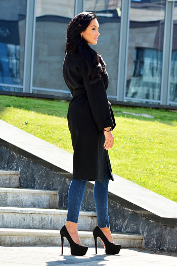 2 Пальто  18570  (черный) 