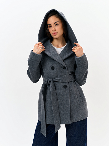 9 Пальто женское демисезонное 27022-04 (серый)