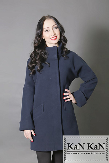 2 Пальто 1507-741  (темно-синий) 