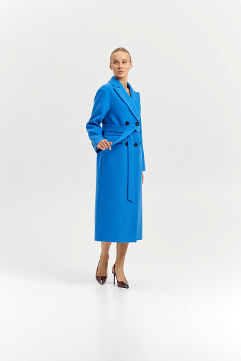 4 Пальто женское демисезонное 26102 (электрик)