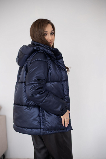 5 Куртка женская демисезонная 22670 (navy)