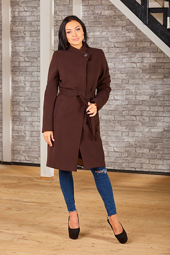 2 Пальто 18188  (шоколад) 