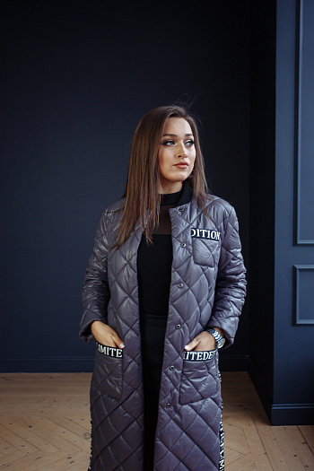 2 Куртка женская демисезонная 22250  (лиловый) 