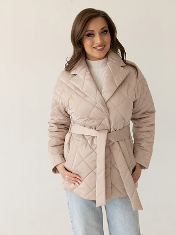 5 Куртка женская демисезонная 24935 (латте)