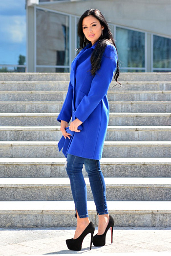 2 Пальто 18920  (василек) 