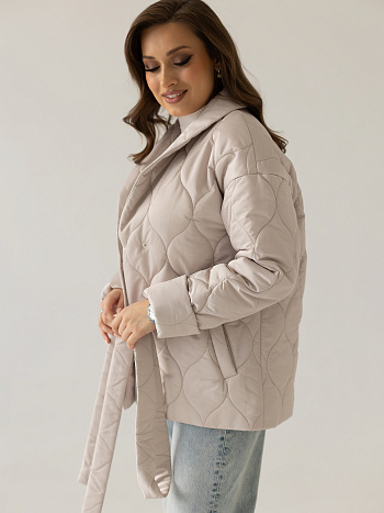 4 Куртка женская демисезонная 24832-00 (бежевый)