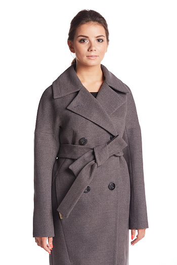 2 Пальто 20310  (серый) 