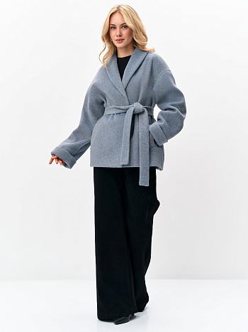 4 Пальто женское демисезонное 27832-05 (серо-голубой)