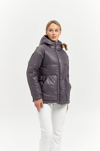 10 Куртка женская зимняя 25404 (лиловый)