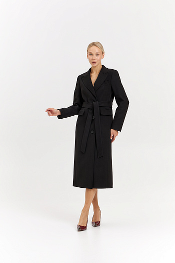 2 Пальто женское демисезонное 27210 (черный)