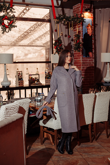 2 Пальто 20550  (лаванда) 