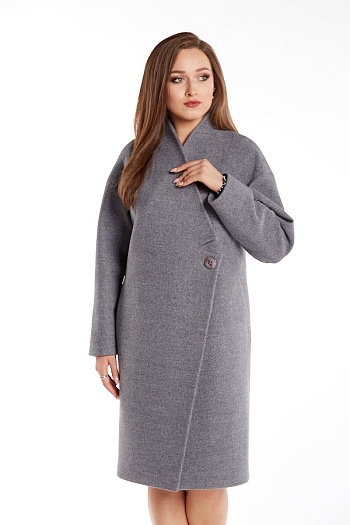 3 Пальто женское демисезонное 20300  (серый) 