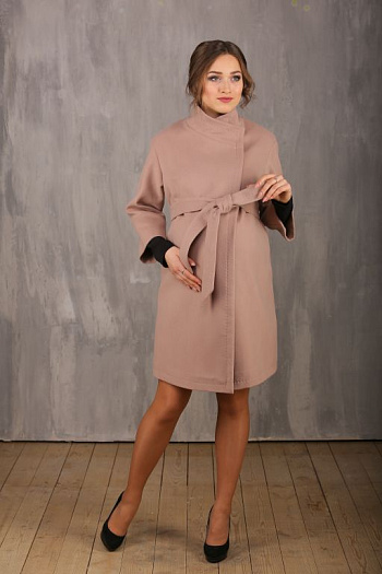 3 Пальто для беременных 18610-449  (кофе) 