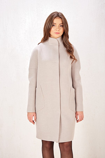 2 Пальто 19101(бежевый)