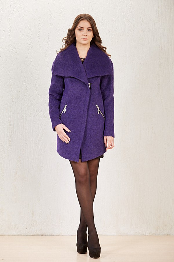 2 Пальто 18830  (фиолет) 
