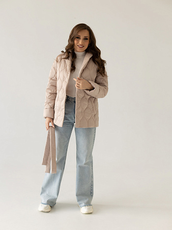 3 Куртка женская демисезонная 24832-00 (латте)