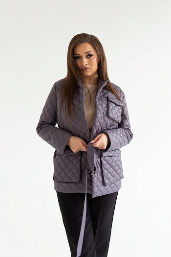 7 Куртка женская демисезонная 24230 (лиловый)