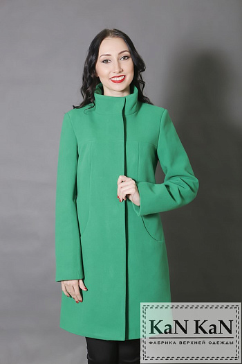 3 Пальто 1505-957  (светло-зеленый) 