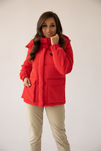 3 Куртка женская демисезонная 22670 (red)