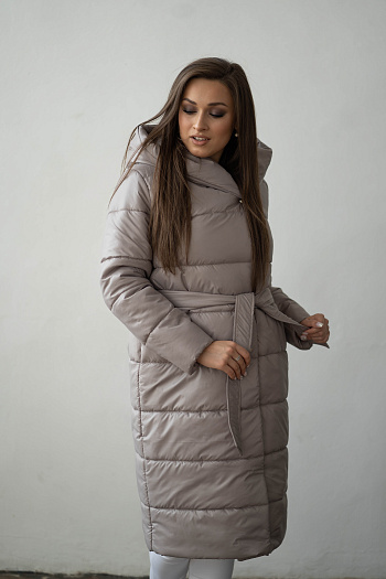 2 Куртка женская демисезонная 22910  (какао) 