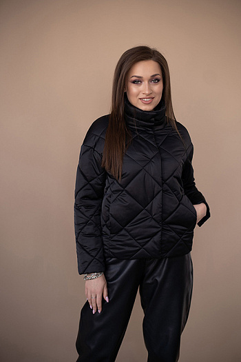 4 Куртка женская демисезонная 22300 (черный 2)