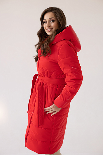 4 Куртка женская демисезонная 22910  (red) 